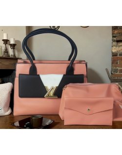 H1555 - Elegant 3pc Women's Shoulder Bag Set